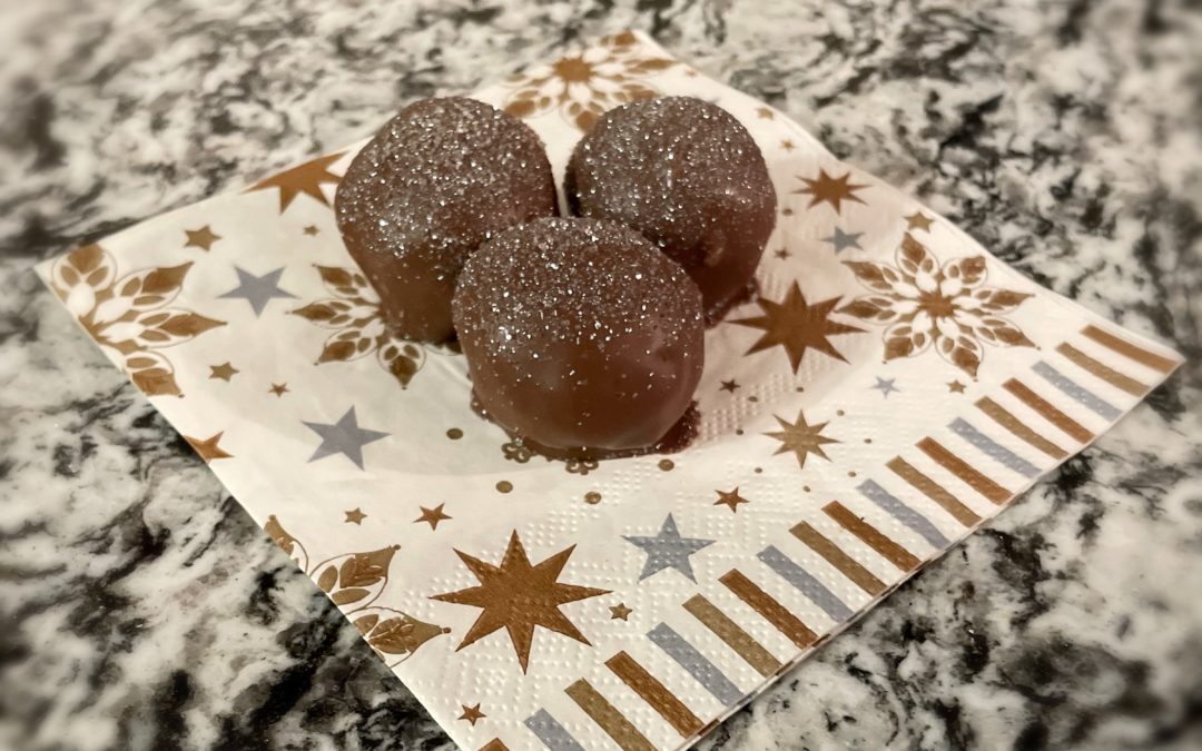 homemade chocolate covered oreo cream cheese filled candies