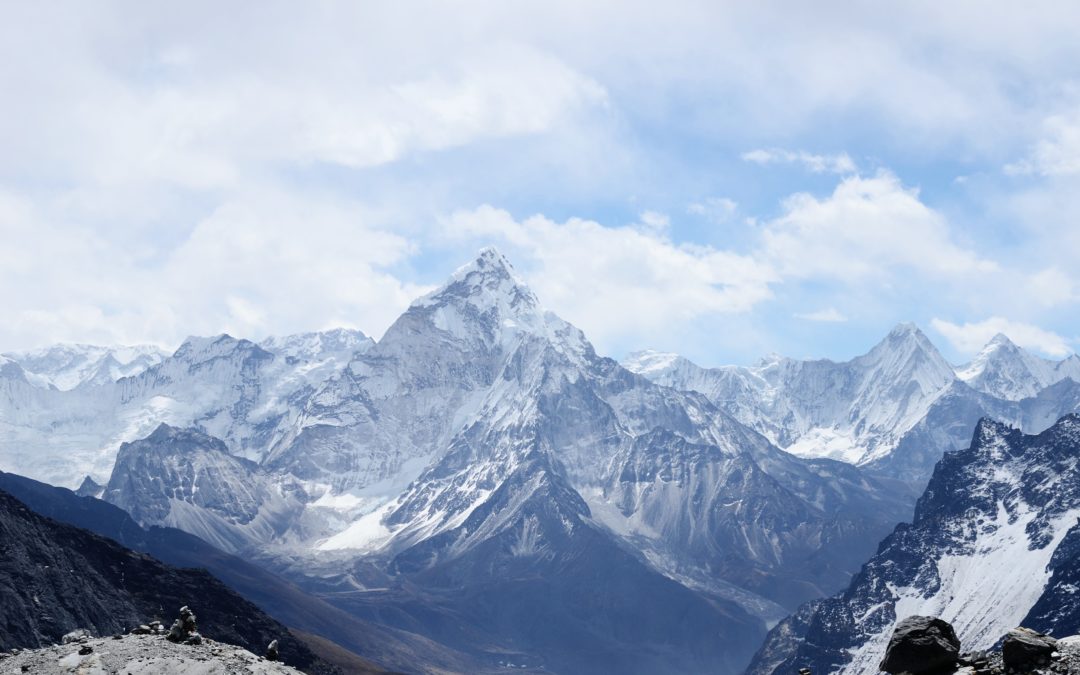 icy mountains