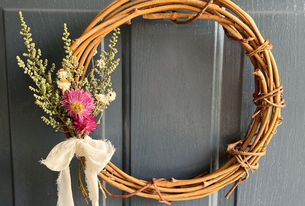 Easy DIY Easter and Spring Wreath